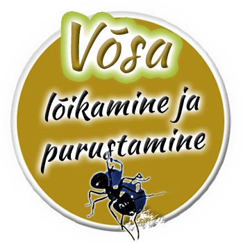 võsa lõikamine ja purustamine